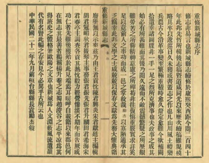 山东省淄博市桓台县《民国重修新城县志》全二十六卷 王采庭纂 郝毓椿修PDF电子版地方志下载插图1 山东省淄博市桓台县《民国重修新城县志》全二十六卷 王采庭纂 郝毓椿修PDF电子版地方志下载插图1