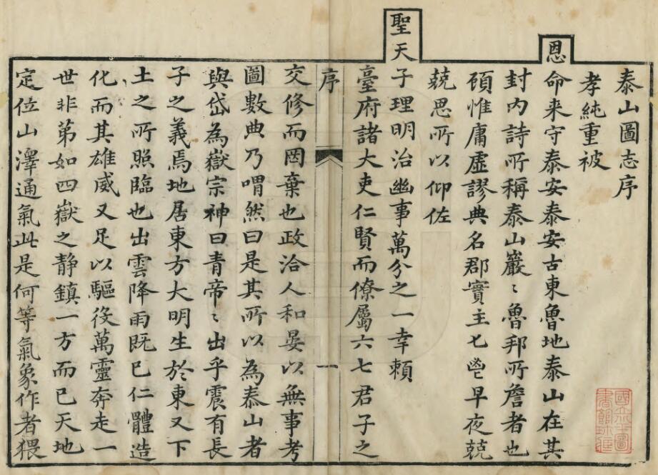 山东省泰安市《乾隆泰山图志》全八卷 清朱孝纯等纂PDF电子版地方志下载插图1 山东省泰安市《乾隆泰山图志》全八卷 清朱孝纯等纂PDF电子版地方志下载插图1