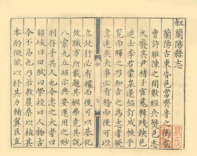河南省开封市《嘉靖兰阳县志》十卷 褚宦修 李希程等纂PDF电子版地方志下载插图1 河南省开封市《嘉靖兰阳县志》十卷 褚宦修 李希程等纂PDF电子版地方志下载插图1
