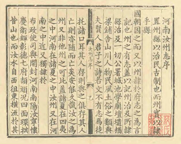 河南省平顶山市《正德汝州志》八卷 王雄修 承天贵纂PDF高清版影印本下载插图1 河南省平顶山市《正德汝州志》八卷 王雄修 承天贵纂PDF高清版影印本下载插图1
