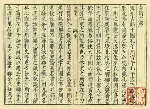 江苏省连云港《隆庆海州志》张峰纂 PDF高清电子版影印本下载插图1 江苏省连云港《隆庆海州志》张峰纂 PDF高清电子版影印本下载插图1