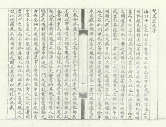江苏省太仓市《道光双凤里志》六卷 时宝臣重编 PDF高清电子版影印本下载插图1 江苏省太仓市《道光双凤里志》六卷 时宝臣重编 PDF高清电子版影印本下载插图1