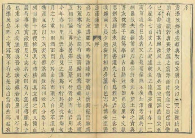 江苏省苏州市吴江《道光震泽镇志》十四卷 纪磊 沈眉寿纂PDF高清电子版影印本下载插图1