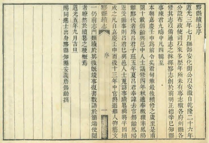 安徽省黄山市《嘉庆黟县志》十六卷 吴甸华修 程汝翼纂PDF电子版地方志下载插图1 安徽省黄山市《嘉庆黟县志》十六卷 吴甸华修 程汝翼纂PDF电子版地方志下载插图1