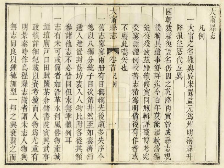 重庆市巫溪县《光绪大宁县志》八卷 高维岳修 魏远献纂PDF电子版地方志下载插图1 重庆市巫溪县《光绪大宁县志》八卷 高维岳修 魏远献纂PDF电子版地方志下载插图1