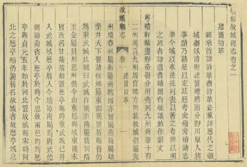 河北省衡水市《光绪续修故城县志》共十二卷首一卷 清 丁灿修 王堉德纂PDF电子版地方志下载插图