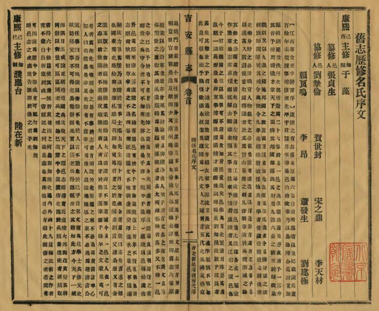 江西省吉安市《民国吉安县志》全四十八卷首一卷末一卷 李正谊修 邹鹄纂PDF电子版地方志下载插图1